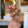 Bonnet turban coton wax