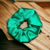 Chouchou satin vert